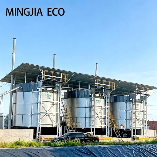 Enclosed Deodorizing Aerobic Chicken Manure Processor
