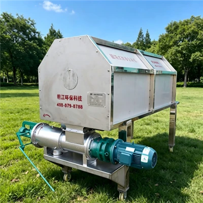 Industrial Screw Press Dewatering Machine For Livestock Manure Treatment
