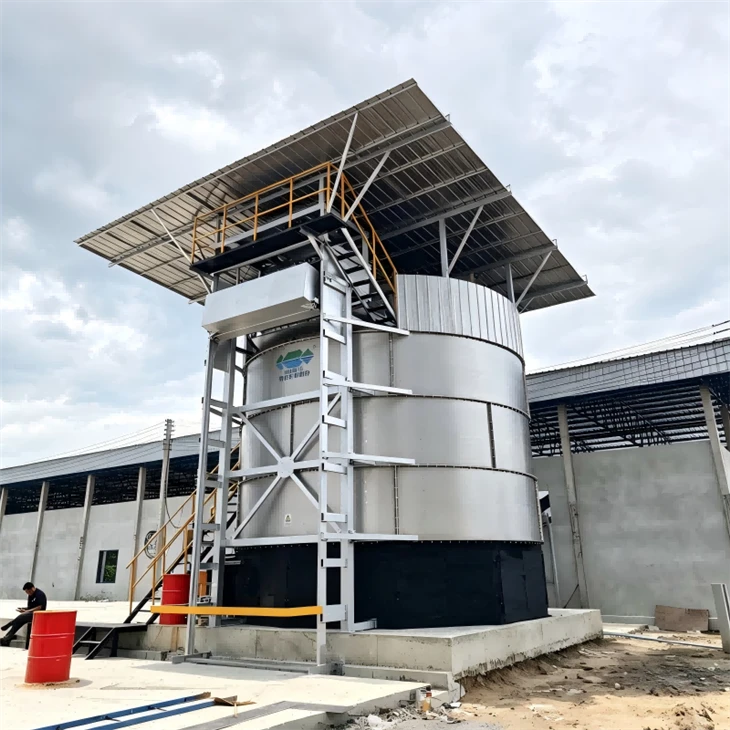 Stainless Steel Double-Layer Fermentation Tank For Livestock Manure Harmless Treatment And Organic Fertilizer Production factory